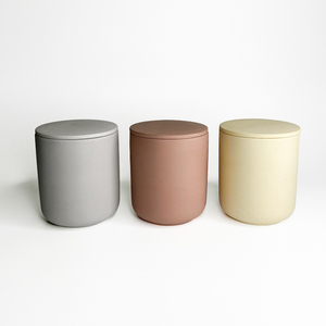 Bán buôn độc đáo gốm nến Jar với nắp 8oz 10oz 12oz tùy chỉnh khắc, màn hình in ấn - Product Image 3
