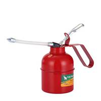 Steeltreks Hardware Autres outils à main Pompe à huile manuelle pour moteur, type levier, avec tube flexible en acier rouge, 200cc 500cc, pour bidon d'huile moteur