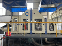 Machine automatique de poinçonnage à aiguilles motorisée ChangYuanLong pour géotextiles, protection des pentes routières, alimentée par moteur