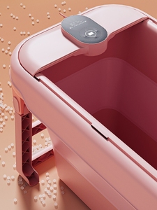 Portable <strong>Foldable</strong> Bathtub for Adults - Separate Family Bathroom SPA Tub - Ideal for Hot <strong>Bath</strong> Ice <strong>Bath</strong> - Product Image 5