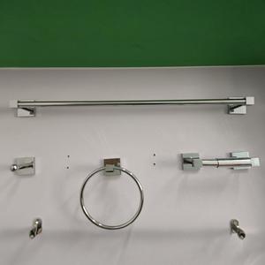 Juego de Accesorios de Baño JiaYi con Acabado Cromado, Toallero, Anillo para Toallas, Prevención de Corrosión - Product Image 2