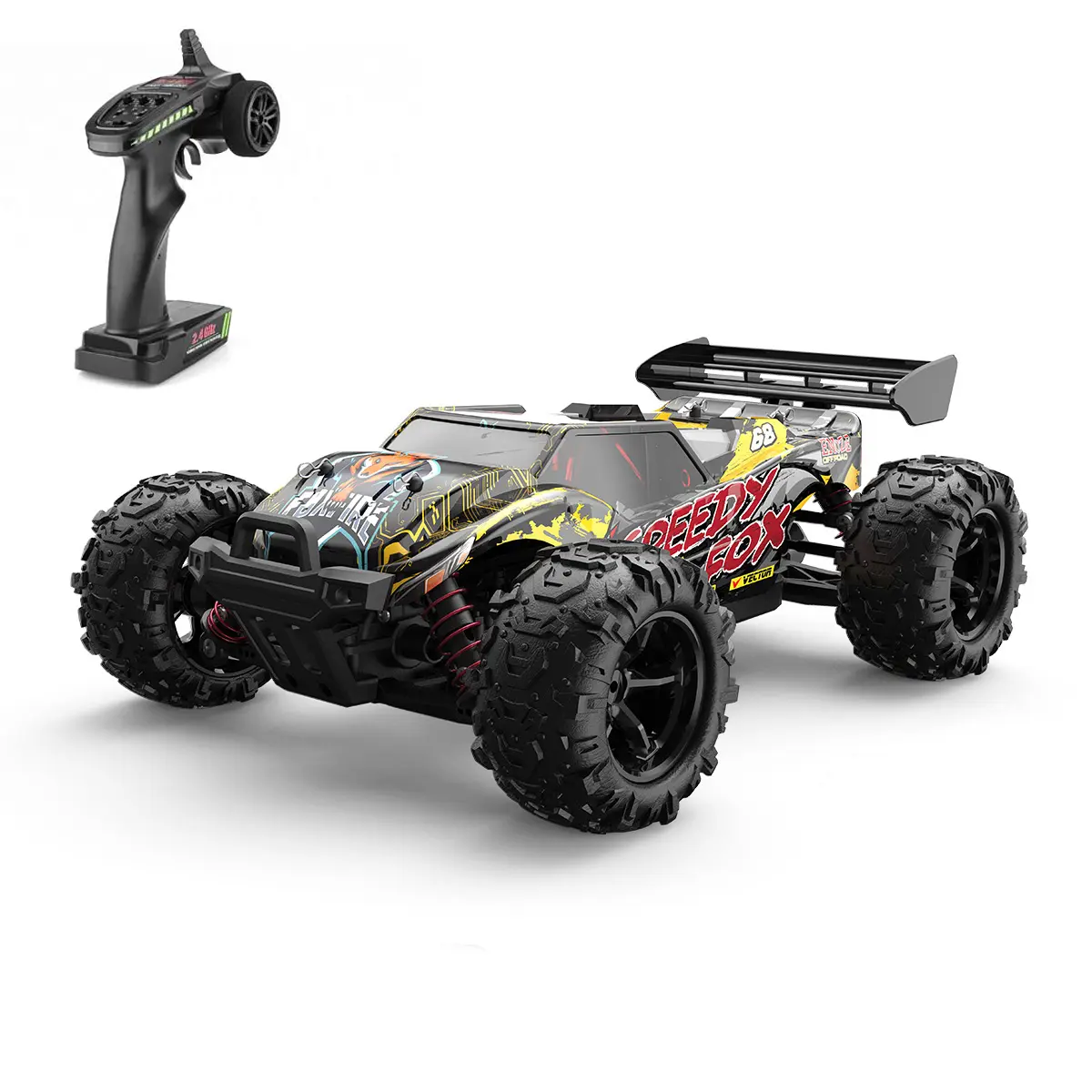 Piccole auto RC sotto 100 1/18 4WD 2.4G fuoristrada Crawler veicolo camion giocattolo breve percorso 40 KM/H