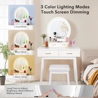 Tables de toilette modernes et minimalistes, importées pour le commerce transfrontalier ; Coiffeuses compactes multifonctionnelles pour petits espaces