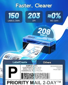 2410BT <strong>for</strong> <strong>Bluetooth</strong> Thermal Shipping Label <strong>Printer</strong> Small Business 4x6 Wireless Label Maker Compatible IOS Android <strong>Phone</strong> Pad PC - Product Image 4