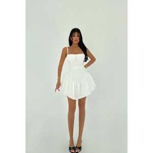 White Tatiana <b>Cocktail</b> <b>Dress</b> - Product Image 2