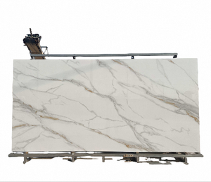 Decoración al aire libre de gran formato suelo de porcelana casa encimera cocina Panel de pared pulido piedra sinterizada - Product Image 1