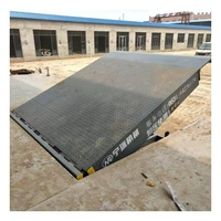 Rampe de chargement et de déchargement fixe en forme de lèvre, rampe de cour avec capacité de 6T, 8T, 10T pour entrepôt, niveleur de quai pour camion