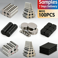 Aimants ronds personnalisés de différentes tailles, aimants puissants 52N, 10x5, 30x15, aimants permanents en néodyme cylindriques haute performance