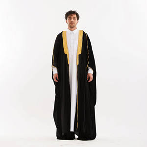 Jubba Islámica de Omán, Satén, Económica, Estilo Dubai, con Capucha, Diseño <span class=keywords><strong>para</strong></span> <span class=keywords><strong>Hombre</strong></span>, Tela Resistente a las Arrugas, Kulta Árabe - Product Image 1