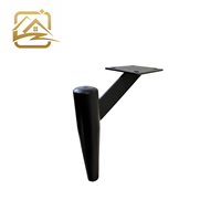 Pieds de canapé modernes en tube de fer chromé 15cm/18cm, robustes et durables pour canapé, lit, armoire, salle à manger, extérieur, salon