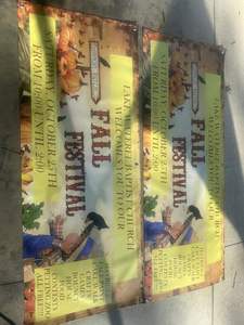 Portable Vinyl Advertising <b>Banner</b> with High Definition UV Printed Weatherproof Design Customizable for Retail & Restaurant Use - Product Image 5