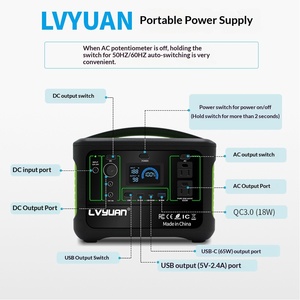 Panneau solaire portable Lvyuan 1000W pour l'extérieur, personnalisé pour le camping et les voyages en autonomie, stockage d'énergie haute puissance, alimentation mobile - Product Image 3