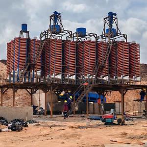 เครื่องแยกแร่โครเมี่ยม ilmenite ทองแดงกำลังฟื้นตัวสูงเครื่องจักรทำเหมืองเครื่องแยกแรงโน้มถ่วงแบบเกลียวรางเกลียว - Product Image 3