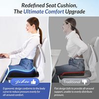 Coussins orthopédiques tendance 2026 en mousse à mémoire de forme pour chaise de bureau, ergonomiques en U, anti-acariens, pour coccyx, avec logo/emballage personnalisés
