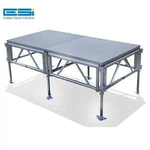 ESI Event Stages For Sale All-Terrain 4'x4' Outdoor Stage System High With Industrial Finish Concert Concert Equipment Stage