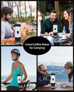 Cafetera Espresso Portátil de 20 Bares, Cafetera Eléctrica de Viaje para Coche, Camping, Senderismo, Compatible con Cápsulas y Café Molido - Product Image 6