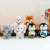 Vente en gros d'usine : Adorables jouets en peluche animaux (éléphant, renard, pingouin) – Fourniture en vrac