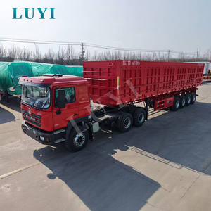 Semirremolque LUYI de 4 Ejes con Volteo Lateral, con una Capacidad de Carga de 150 Toneladas, Exportado a Guinea - Product Image 3