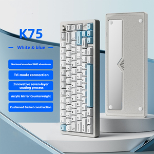 Eweadn K75 Tri-Chế Độ 75% Có Thể Sạc Lại RGB Cơ Khí Bàn Phím Không Dây Di Động USB Chiếu Tốt Nhất Bán Xách Tay RGB Bàn Phím - Product Image 1