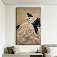 Art mural abstrait 3D fait main de luxe, décoratif, moderne, avec diamants, noir, à suspendre pour la maison, le bureau ou l'hôtel