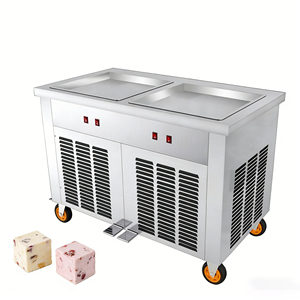 Machine à faire des rouleaux de crème glacée, usage commercial, haute performance, pour glacier, production élevée, performance stable, machine à desserts, fonctionnement fluide - Product Image 6