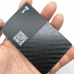 Tarjeta NFC de fibra de carbono de calidad de lujo - Product Image 4