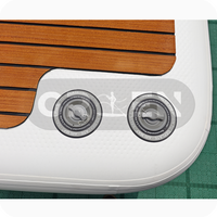 Dock flottant gonflable de point de chute de haute qualité pour la taille personnalisée de bateau de jet ski de yacht pour le divertissement de lac de mer