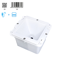 Escáner Industrial Integrado Symcode MJ-320 1D 2D con Fuente de Luz Láser CMOS, Interfaz USB y RS232 para Escaneo de Códigos de Barras en Stock