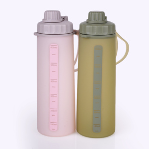Bouteille d'eau en silicone écologique de 600 ml, portable pour le sport, le camping en plein air, sans BPA, avec couvercle souple – Vente en gros directe - Product Image 5