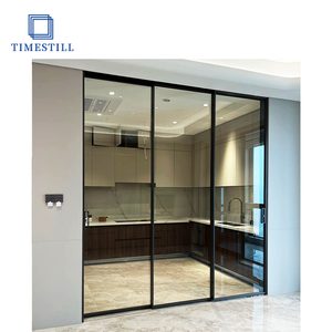 Portes coulissantes <span class=keywords><strong>sur</strong></span> <span class=keywords><strong>mesure</strong></span> OPK Perfect System, cadre fin, verre trempé, alliage d'aluminium, <span class=keywords><strong>porte</strong></span> intérieure - Product Image 2