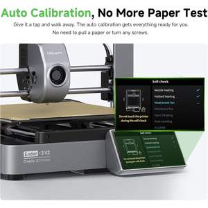 Impresora 3D Creality Ender 3 V3, Máquina de Impresión de Alta Velocidad de 600 mm, Extrusor Directo de Doble Engranaje Core Xz, Hotend de 60 W, FDM Plástico - Product Image 4