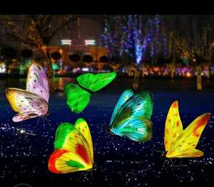 Elegantes Luces Luminosas de Jardín de FRP para Decoración de Bodas, Navidad, Halloween y Parques - Product Image 1