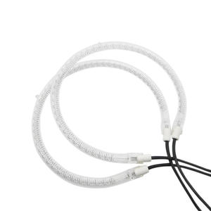 Hydrogen Carbon Fiber Circular <b>Heating</b> Element Wine Red Waterproof Explosion-Proof Wiring Quartz Laboratory <b>Heating</b> <b>Equipment</b> - Product Image 1