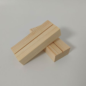 ไม้สนแข็งร้านอาหารตารางจำนวนยืนไม้ Cofe ผู้ถือบัตรเมนู - Product Image 5