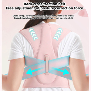Ceinture de soutien lombaire respirante en néoprène pour hommes et femmes, correcteur de posture pour adultes - Product Image 4