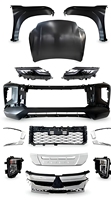 Kit de conversion de carrosserie avant, capot, garde-boue, phare, calandre, feux antibrouillard pour Mitsubishi Triton L200 2015-2018, mise à niveau vers les pièces 2019