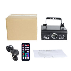 Iluminación de escenario láser RGB con animación 3D DMX512, proyector de <span class=keywords><strong>discoteca</strong></span> activado por sonido remoto, haz de luces para Bar, boda - Product Image 5