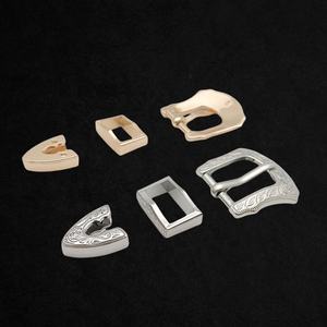 <span class=keywords><strong>2cm</strong></span> 폭 공장 주문 벨트 죔쇠 3 개 조각 남자 여자 벨트를 위한 Retro 서쪽 버클 세트 - Product Image 6
