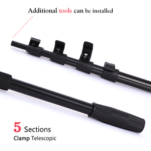 Năm Phần Kẹp Khóa Bền Đa-Mục Đích Nhôm Thanh Mở Rộng Kính Thiên Văn Cực Cho Cắm Trại Lều Hỗ Trợ Leo Núi Tour Sử Dụng - Product Image 4