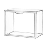 Boîte de rangement pour sacs à main et cadeaux SYD Design, anti-poussière, en plastique transparent avec porte magnétique