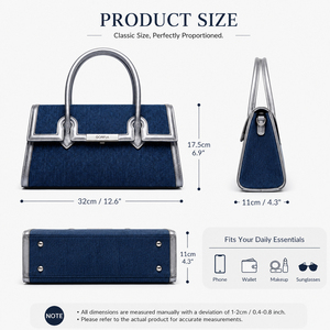 Women Structured <b>Handbag</b> PU Leather Top Handle Bag Contrast Trim Shoulder Bag Casual Work Tote Purse Custom Wholesale - Product Image 5