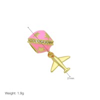 Bracelet Pendentif Étoile Géométrique Avion Zircon pour Femme, Style OL Tendance, Fourniture de Bijoux en Gros