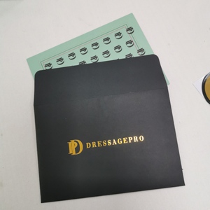 Enveloppes de mariage personnalisées en carton noir recyclé avec logo en feuille d'or de luxe, enveloppes de qualité supérieure en papier kraft - Product Image 5