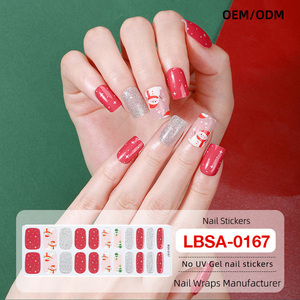 Kits de Uñas Postizas con Purpurina de Escamas de Sirena Oceánica, Diseño de Fantasía de Lujo en 3D Azul Verde - Product Image 4