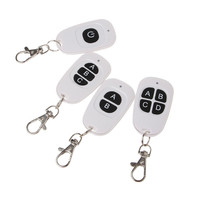 DC6V 4 boutons universel électronique porte ouvre-porte RF sans fil 433 MHz télécommande EV1527 télécommandes