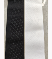 Brassard de cyclisme blanc prêt à l'emploi pour impression par sublimation, avec grip croisé en silicone antidérapant et bande élastique, personnalisable avec logo