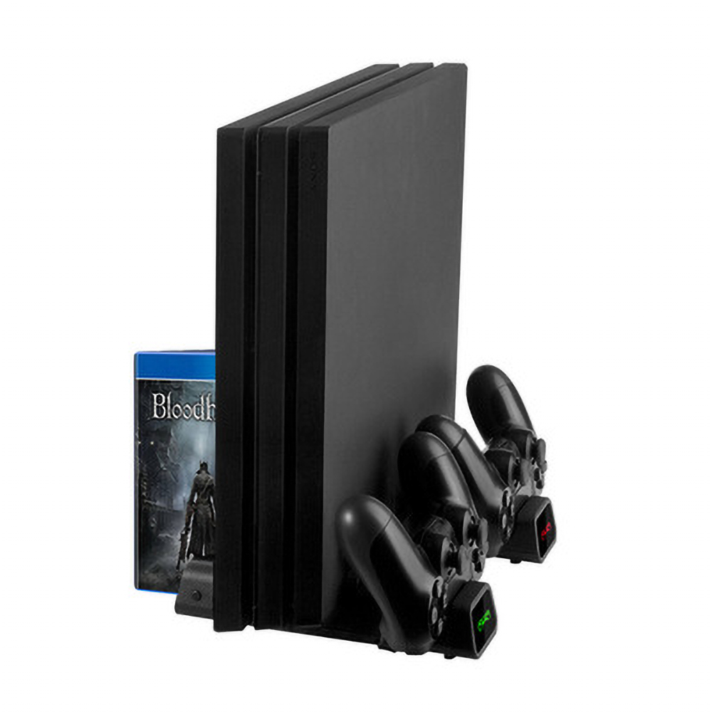 Горячее надувательство PS4/ PS4 Pro/ PS4 Slim консоли Verticale охлаждающая подставка контроллер Oplaadstation зарядная док-станция для охлаждающий вентилятор для PS4