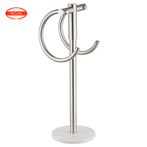 <span class=keywords><strong>Toallero</strong></span> doble de mármol con <span class=keywords><strong>toallero</strong></span> de pie de acero inoxidable, anillo de toalla de pie para <span class=keywords><strong>lavabo</strong></span> de baño doméstico - Product Image 6