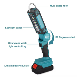 Lámpara de Trabajo LED Recargable Multifuncional al por Mayor, Portátil, Plegable, Inalámbrica, con Batería Industrial de Litio - Product Image 5
