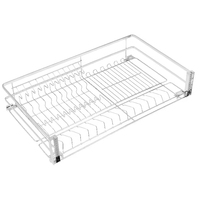 Caixing FYXL16 Gaveta Deslizante Moderna de Metal Nano para Talheres, Impermeável, Antiferrugem, com Múltiplas Prateleiras, Economia de Espaço para Cozinha